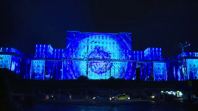 Cel mai mare eveniment de video-mapping din lume, sâmbătă, în Piața Constituției din Capitală. Programul spectacolului