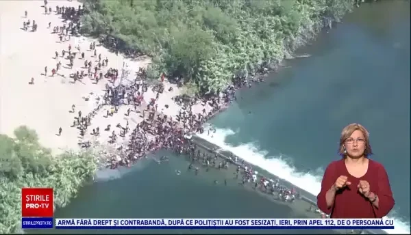 SUA, criză umanitară la granița cu Mexicul, din cauza migranților: "O alarmă de bombă nucleară"