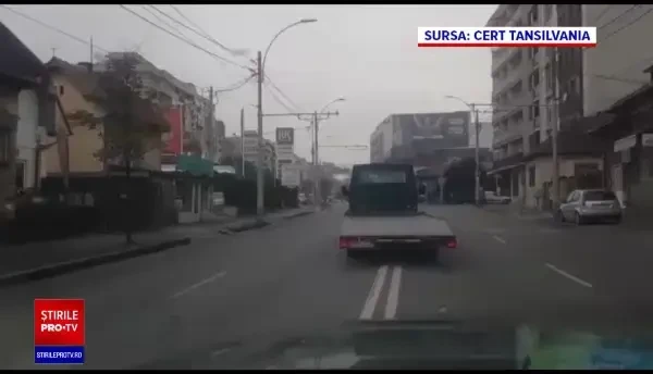 Șofer din Cluj oprit de alți șoferi în trafic, după o cursă nebună prin oraș