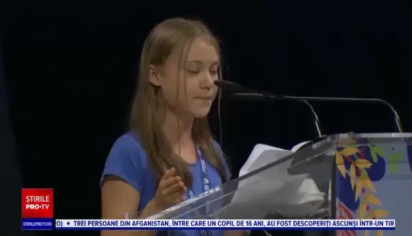 Liderii lumii, criticați dur de activista de mediu Greta Thunberg: "Când vine vorba despre climă, sunt ticăloși!"