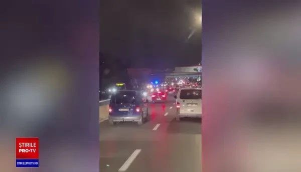 VIDEO. Accident cu patru mașini, la Otopeni. O persoană a fost rănită ușor