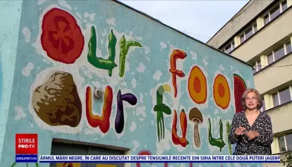 O pictură murală inedită, realizată de tineri artiști, în Iași. Ce o face așa de specială