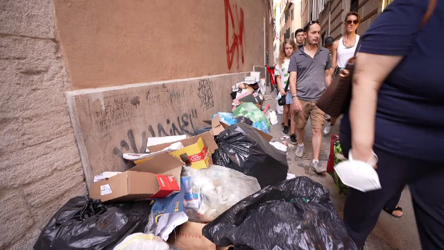 Gunoaie la Roma