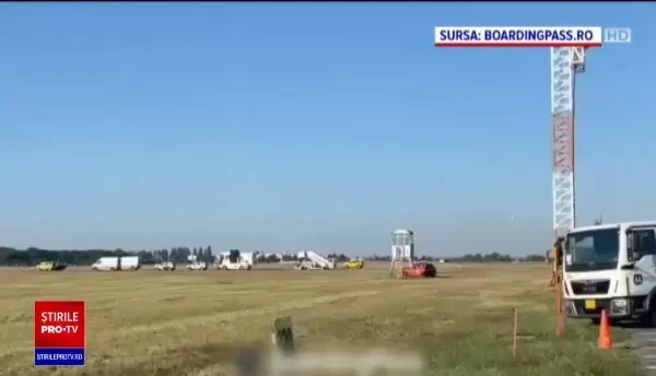 Un avion a aterizat de urgență pe Otopeni după ce unui pasager i s-a făcut rău