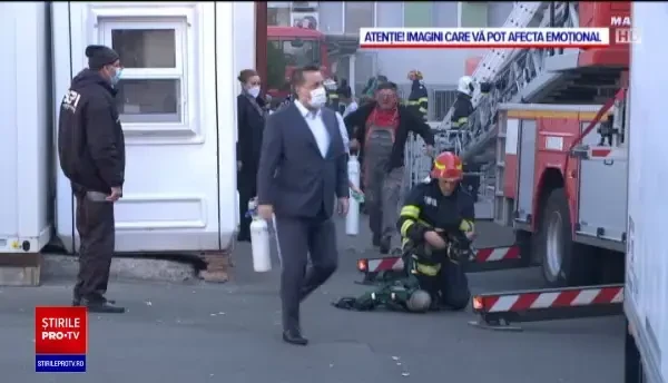 Mărturii din infernul de la Constanța. Pompier despre pacienți: „Nu mai aveau aer, erau speriaţi, nu puteau să se mişte”