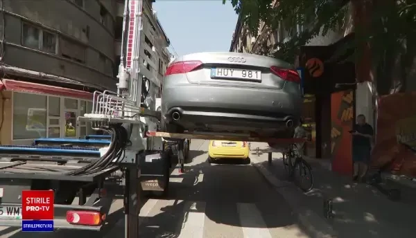 Unde se ridică mașinile parcate neregulamentar în București și cât costă recuperarea acestora