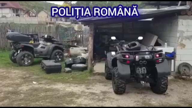 Cum au descoperit niște polițiști români două ATV-uri furate din Germania