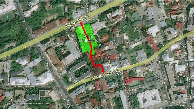 Un nou traseu pietonal în Centrul Bucureștiului. Parcul și așezămintele I.C. Brătianu, redeschide pentru public