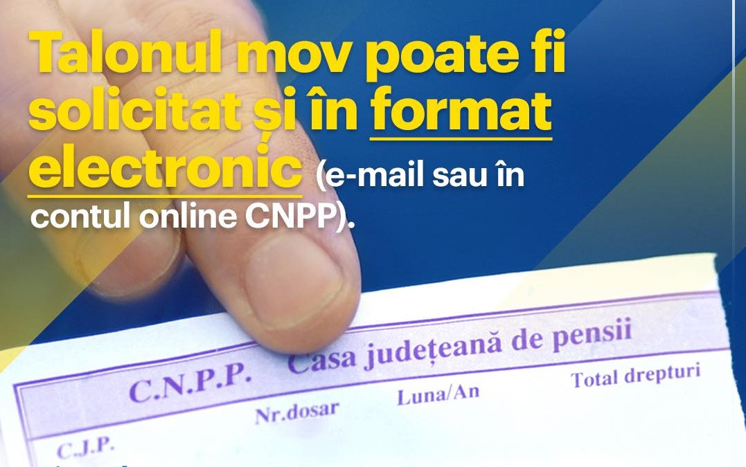 Pensionarii care primesc pensiile pe card vor primi talonul online, fără să mai aştepte poştaşul. Legea a fost adoptată