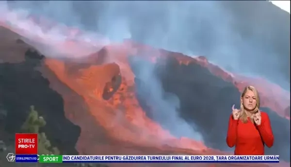 Vulcanul de pe insula La Palma continuă să arunce lavă în aer. Bucățile de rocă sunt ”mari cât clădirile cu trei etaje”