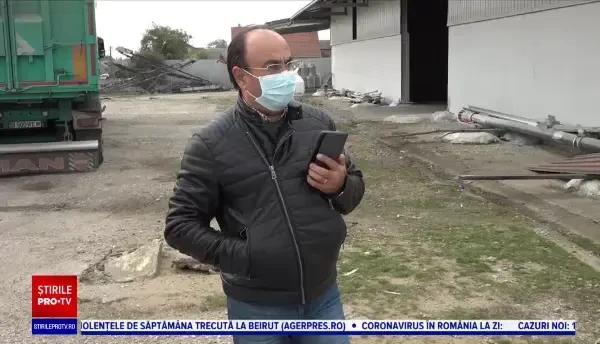 Aproximativ 200 de tone de soia modificată genetic au fost descoperite în curtea unui depozit din județul Bihor