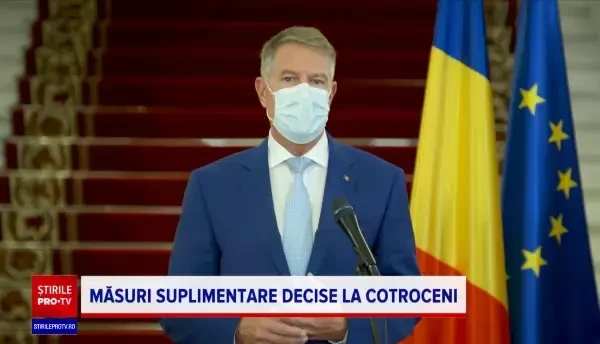Iohannis: De luni, toți elevii intră în vacanță. Cei nevaccinați vor avea „o sumedenie de restricții”