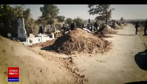 Situație gravă în România din cauza Covid-19. Cimitirele sunt pline, iar familiile abia apucă să își plângă morții
