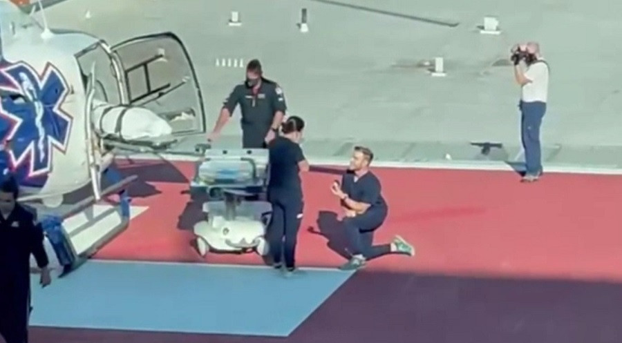 Poveste de iubire în pandemie. Doi asistenți medicali s-au îndrăgostit în prima linie a luptei anti-Covid