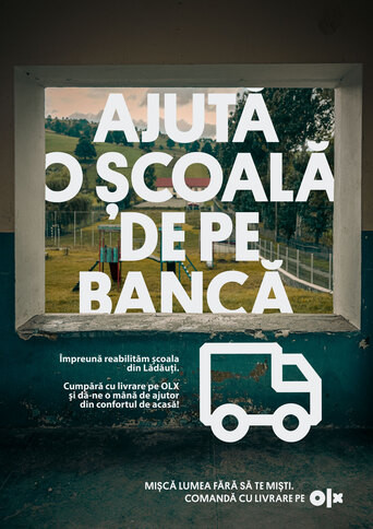 Renovarea școlii din Lădăuți cu ajutorul celor care folosesc serviciul "Livrare prin OLX", "o minune" pentru directorul ei