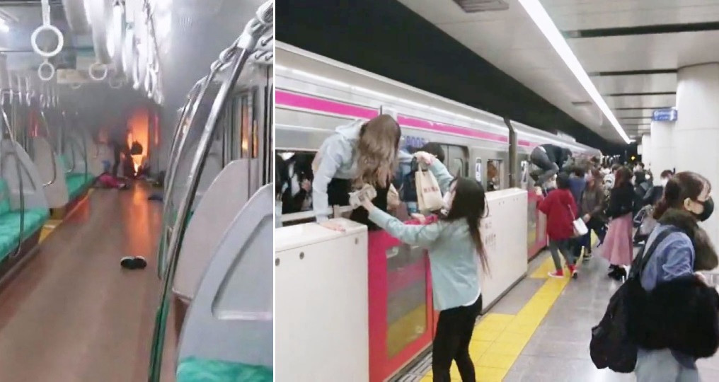 Scene șocante într-un tren din Tokyo. Zeci de răniţi după ce un bărbat costumat în Joker a atacat pasagerii. VIDEO