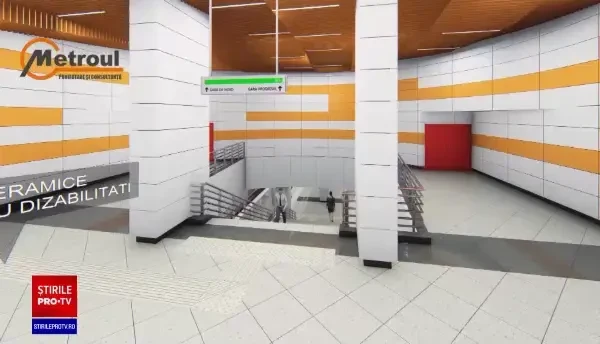 Cum va arăta noua magistrală de metrou spre Jilava. Peroanele stațiilor ar urma să aibă porți automatizate