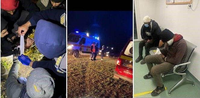 Conflict între migranţi şi călăuza lor, la granița cu Serbia. Un sirian a fost tăiat în zona gâtului