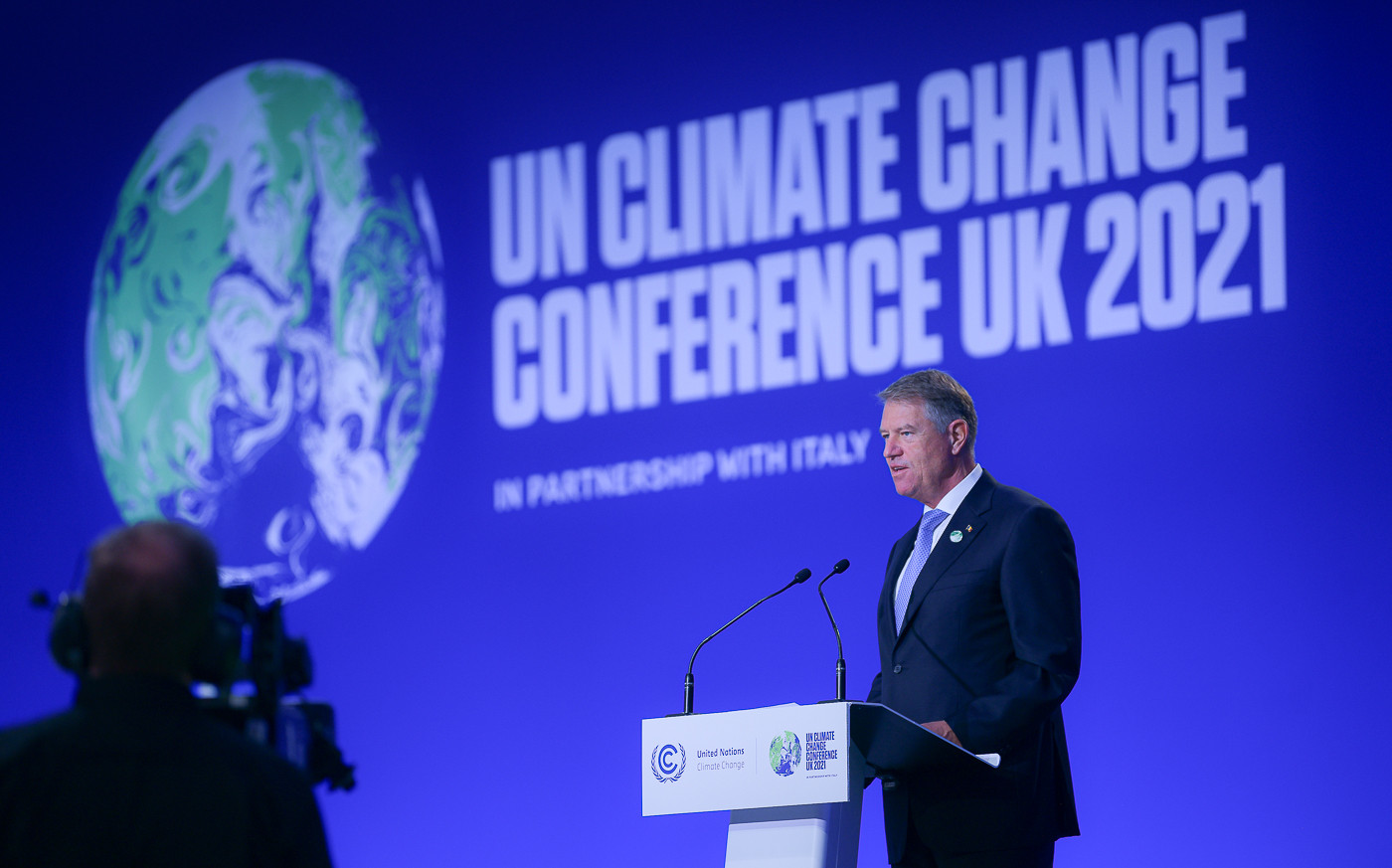 Klaus Iohannis, la COP26: „România are una dintre cele mai scăzute rate de emisii de CO2 pe cap de locuitor din UE