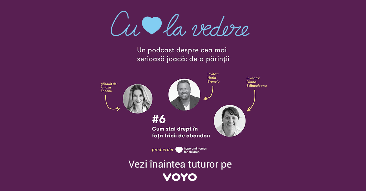 Podcastul „Cu inima la vedere”, realizat de Amalia Enache și HHC, e disponibil pe VOYO, cu 7 zile înainte de lansare