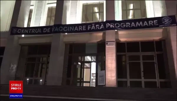 Un tânăr a căzut de la înălțime la câteva minute după ce s-a vaccinat anti-Covid, la un centru din Iași