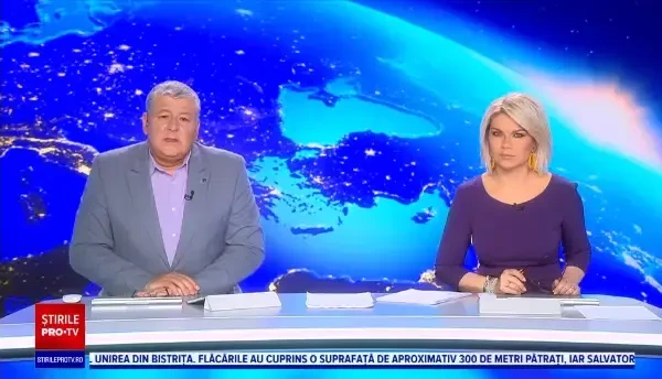 Incendiu violent în Bistrița. Un adăpost pentru animale a ars precum o torță