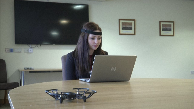 Un nou prototip de dronă, prezentat de o companie britanică. Poate fi controlată cu puterea minții