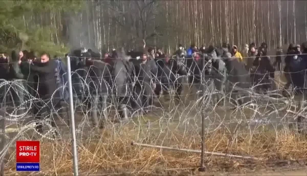 Criza migranților de la granița dintre Polonia și Belarus, tot mai gravă: ”O să murim aici de frig și foame”