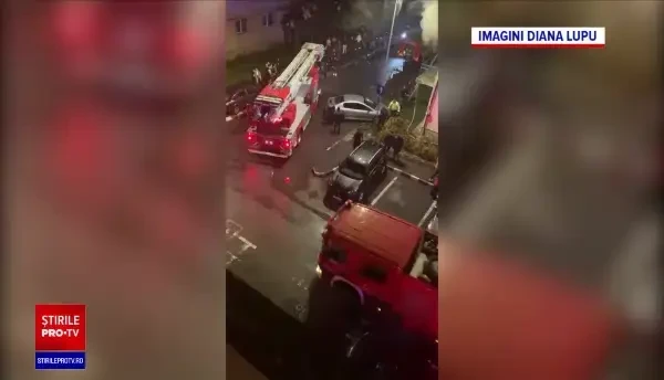 Incendiu provocat de un individ într-un bloc din Săcele. Totul a plecat de la dorința de răzbunare
