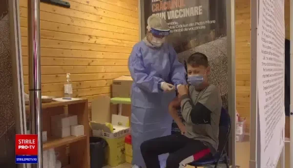 Se pregătește cel mai frumos centru de vaccinare din țară: "Să-l așteptăm pe Moș Crăciun sănătoși și în siguranță"