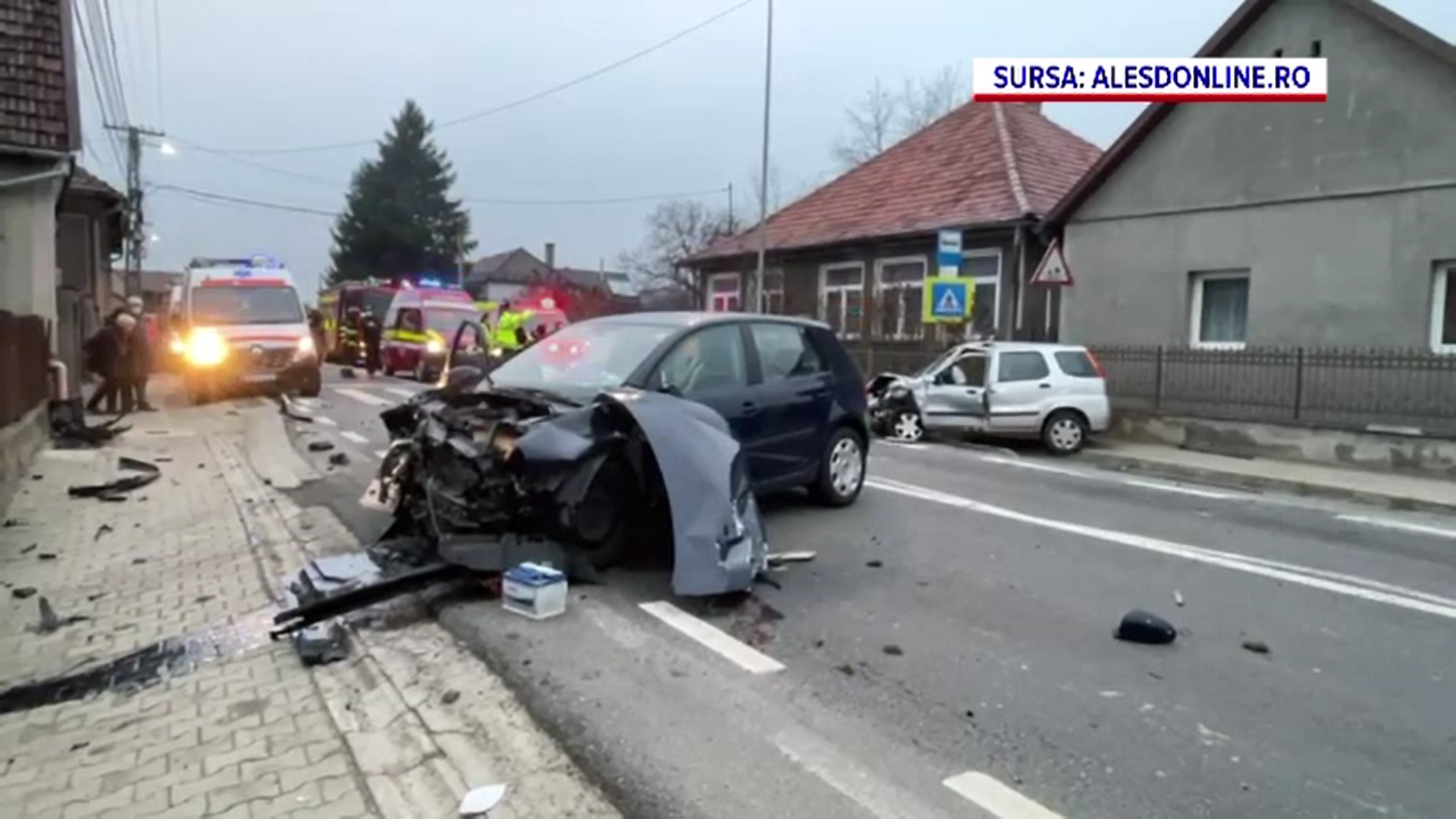 Trei persoane au ajuns la spital după un accident petrecut în Bihor
