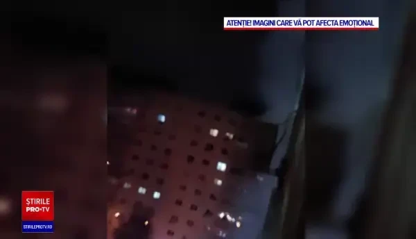 Scene de coșmar în Capitală. Un tânăr a luat la bătaie proprietarii unei locuințe, a încendiat-o, însă ce a urmat este tragic