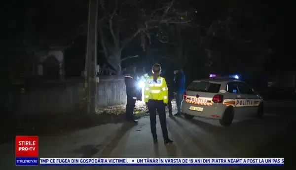 Omorât de un vecin în fața porții, în Dâmbovița. Ucigașul este căutat de polițiști