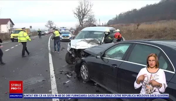 Carambol rutier pe un drum din Județul Bihor. Un șofer a fost încarcerat