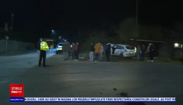 Accident cu 6 victime în Dâmbovița, după ce trei mașini s-au ciocnit. Vasilică: ”Am ieșit aici, am început să țip”