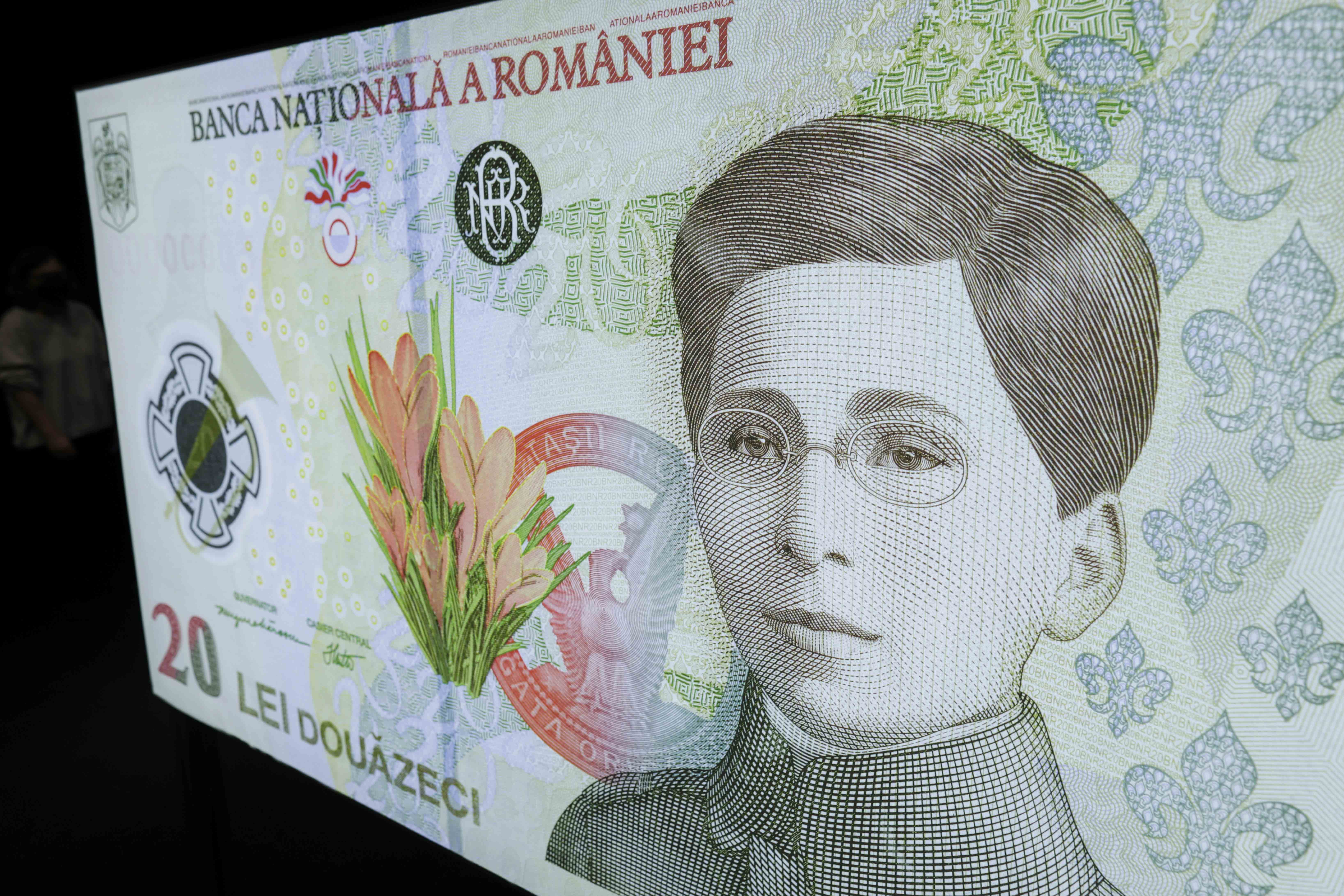 BNR lansează în circulaţie bancnota de 20 de lei, de la 1 decembrie, pe care va apărea Ecaterina Teodoroiu