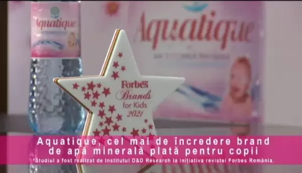(P) Aquatique, cel mai de încredere brand de apă minerală plată pentru copii