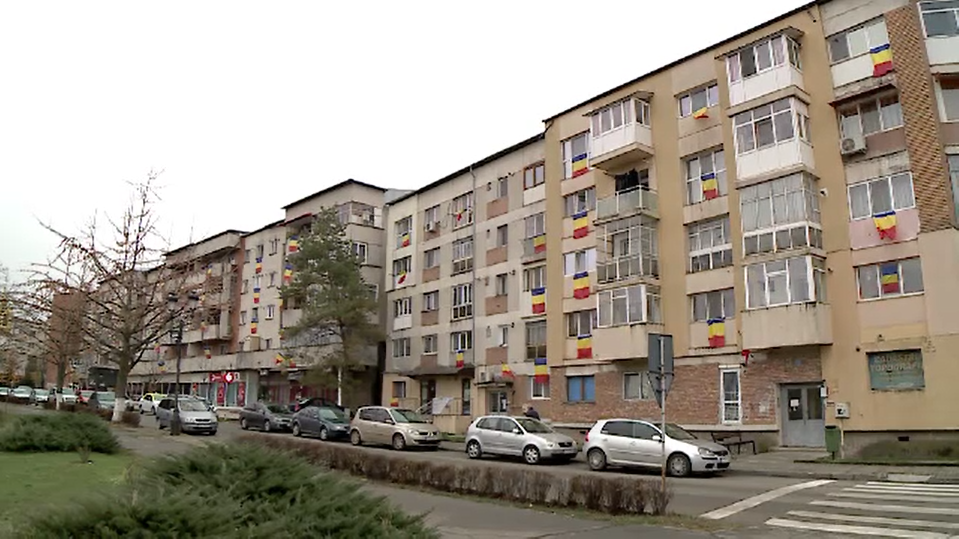 Peste 3.000 de steaguri au fost arborate în tot orașul Caracal de 1 Decembrie