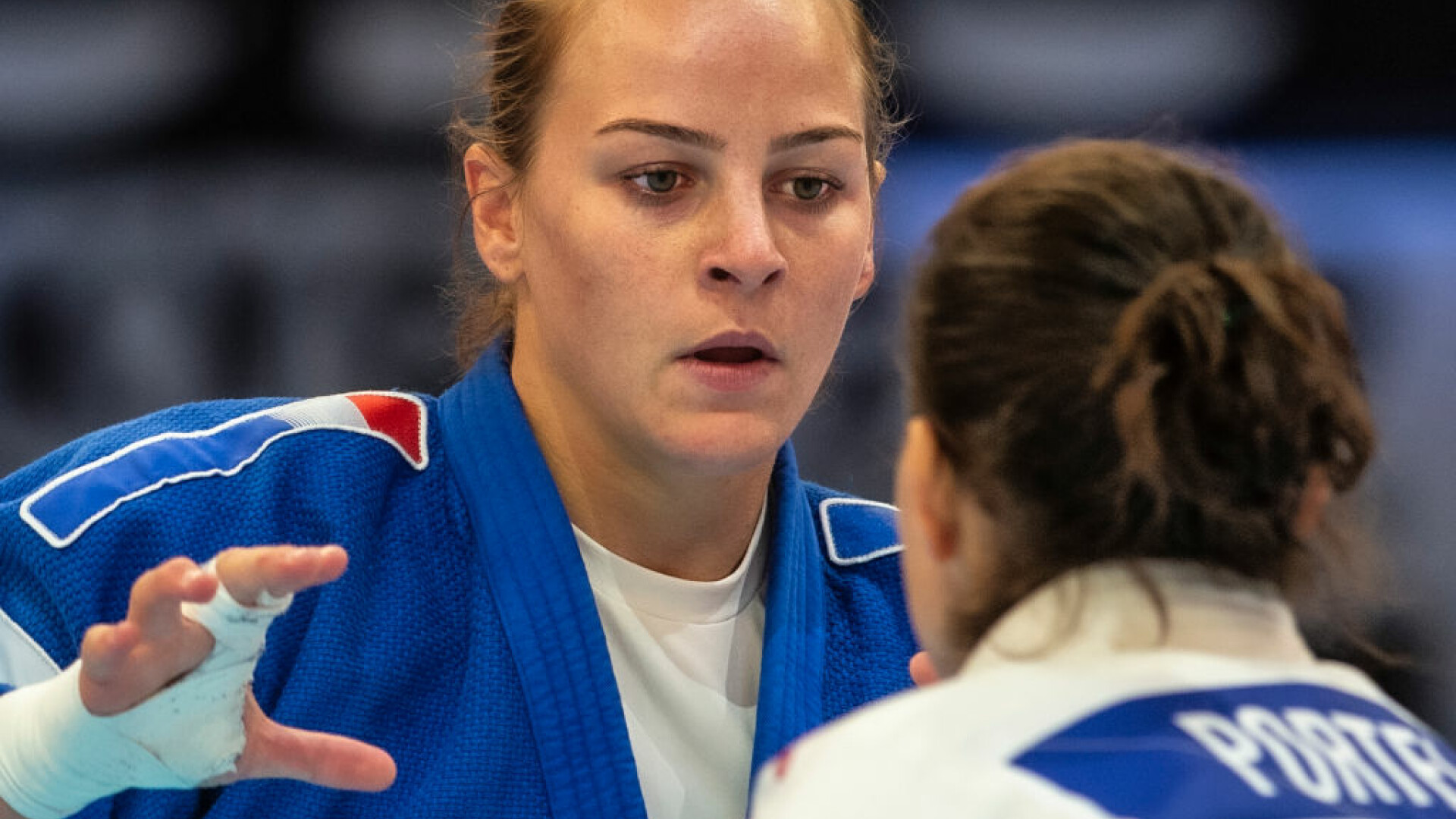 FOTO ȘOCANT. Judoka Margaux Pinot, campioană olimpică la Tokyo, a fost bătută cu bestialitate de soțul și antrenorul ei