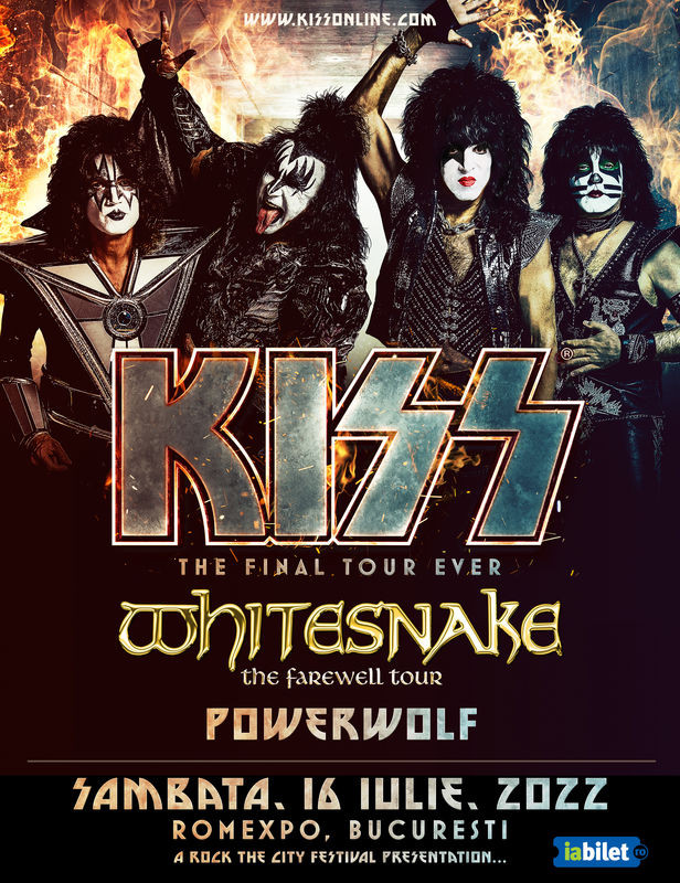 Festivalul ”Rock the City” revine la București în 2022: KISS, Whitesnake și Powerwolf