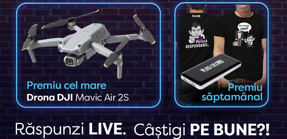CONCURS Pe bune?! Răspunde la întrebările din timpul show-ului și poți câștiga super premii