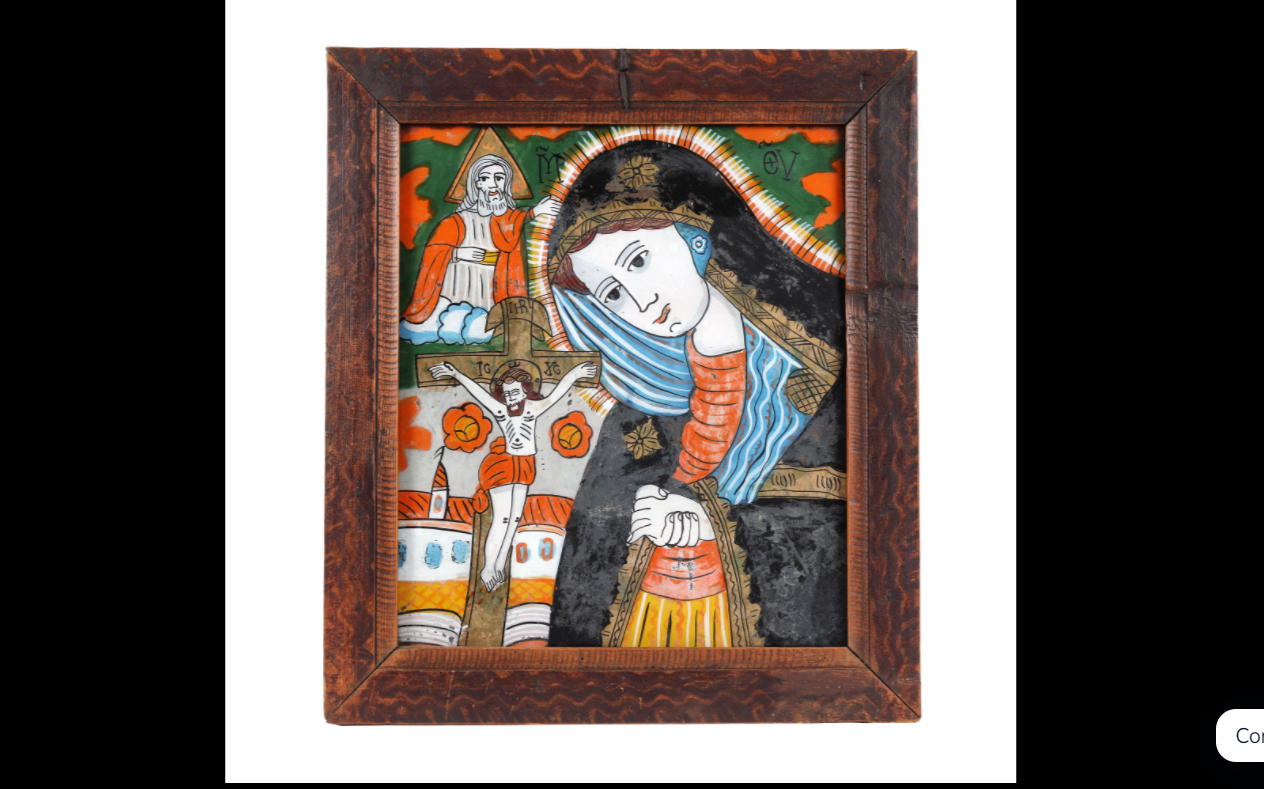 Icoană pe glajă, Arsenie Boca