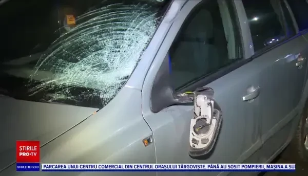 Pieton accidentat mortal pe un drum național, în Dâmbovița. Omul nu purta vestă reflectorizantă și nu avea nici lanternă