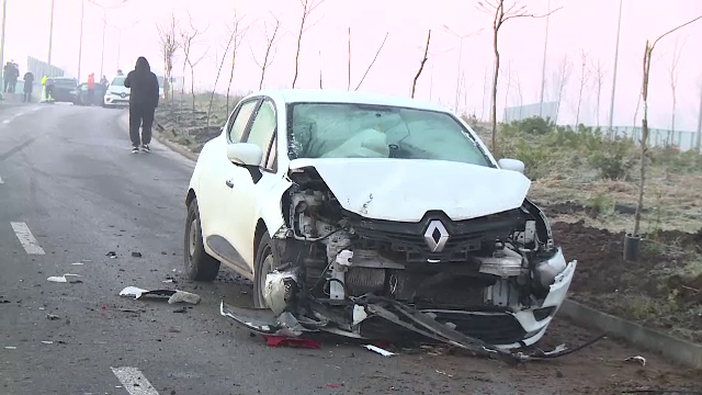 Accident cu trei victime în Dâmbovița. Un pasager i-a spus șoferului care avea permis de câteva luni să meargă mai încet