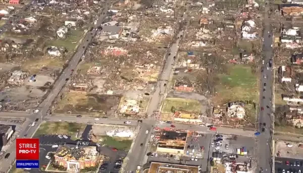 Mărturii șocante din SUA, după ce tornadele au făcut prăpăd: "E sfâșietor să vezi că orașul în care ai crescut nu mai există"