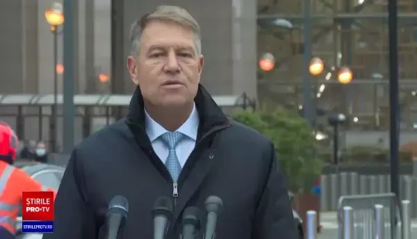 Președintele Klaus Iohannis, declaratii de presa la Bruxelles despre Omicron, cazul Danilet, Sosoaca