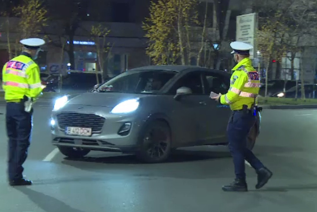 Razie de amploare în Capitală. Un bărbat cu permisul suspendat, depistat cu alcoolemie de peste 1 la mie