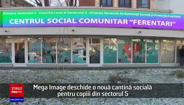(P) Mega Image deschide o nouă cantină socială pentru copiii din Sectorul 5