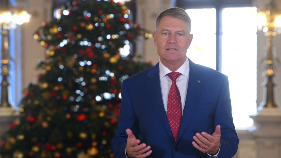 Ce mesaj le-a transmis românilor președintele Klaus Iohannis de Crăciun: ”Vom trece cu bine”
