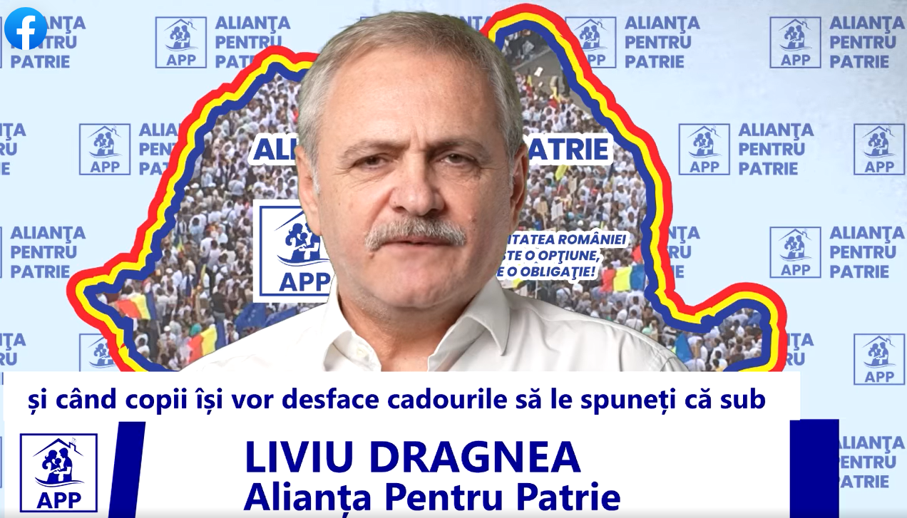 Dragnea le urează românilor într-un mesaj cu greșeli ca atunci când copiii lor își desfac cadourile să se gândească la el